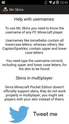 Mc Skins android App screenshot 0